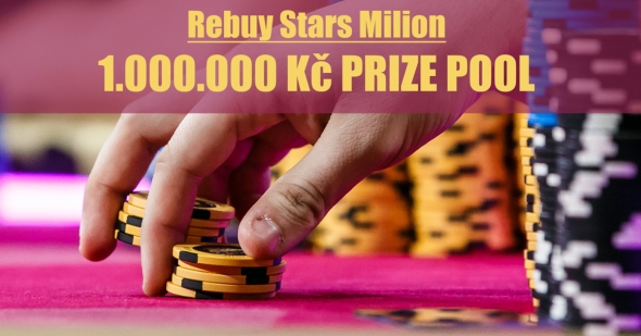 Rebuy Stars: červencový major o 1 000 000 Kč